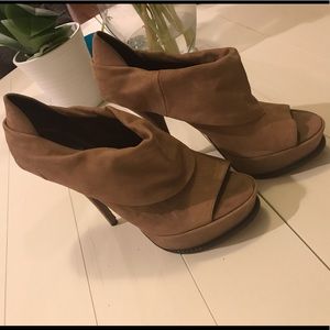 Elizabeth & James booties. leather and suede.